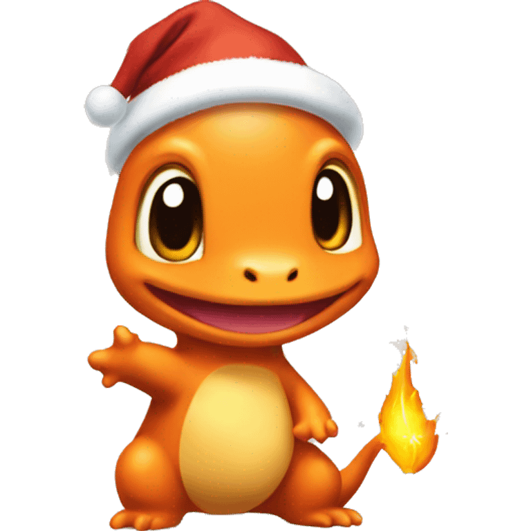 christmas charmander emoji