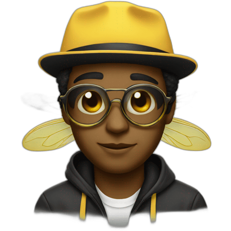 Swag bee emoji