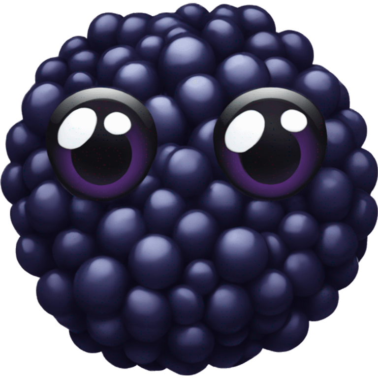 Blackberry with blinked eye emoji