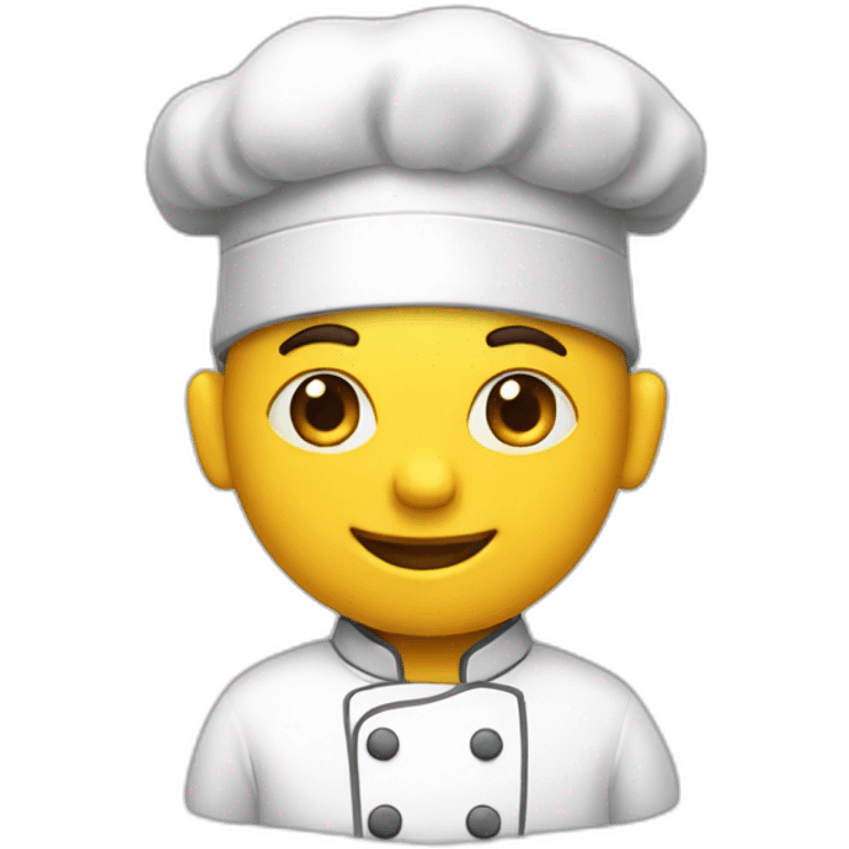 the chef is cooking emoji