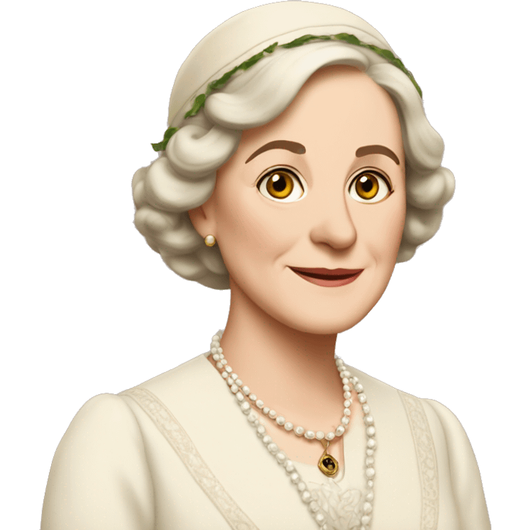 Edith Downton abbey Christmas emoji