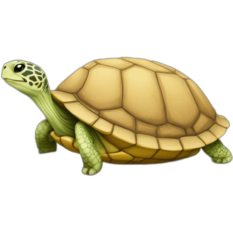 Renar sur tortue emoji