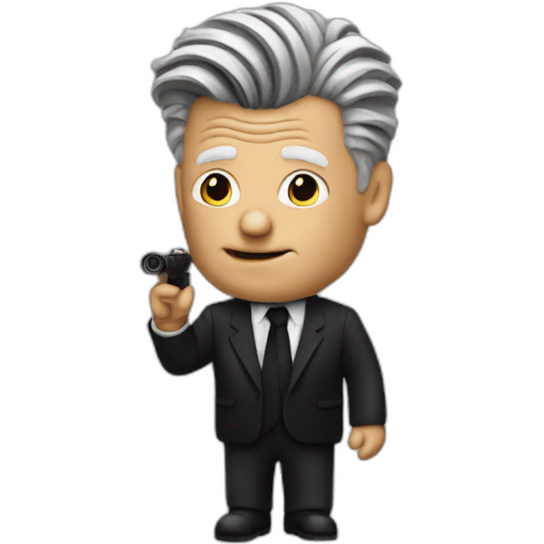 David Lynch directing a movie emoji