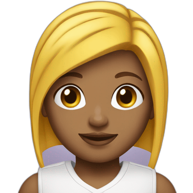 lakers girl white emoji