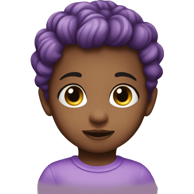 Baby purple emoji