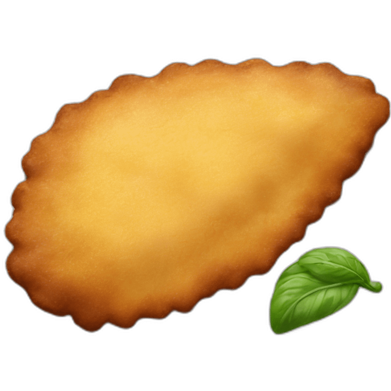 Milanesa, es una comida de carne empanada y frita emoji