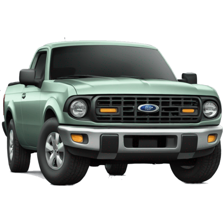 2023 ford Maverick truck, cactus grey color like light green grey emoji