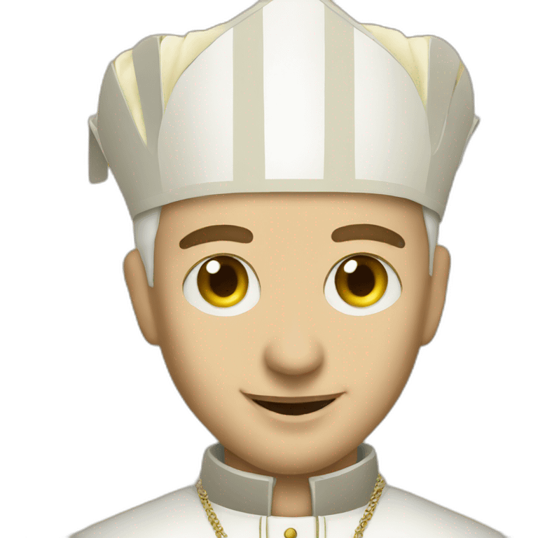 ondrej bartos as a pope emoji