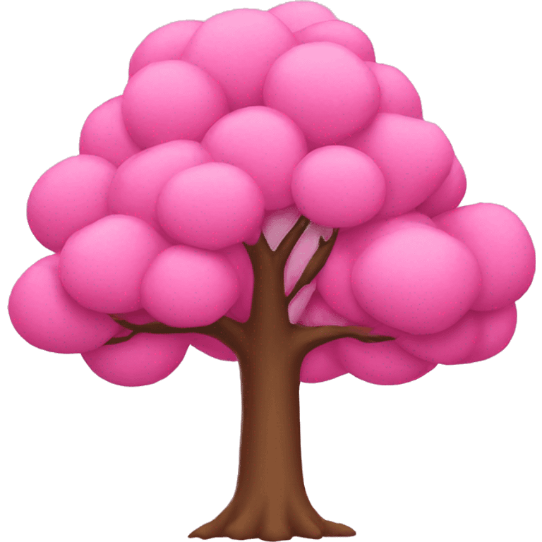 pink tree emoji