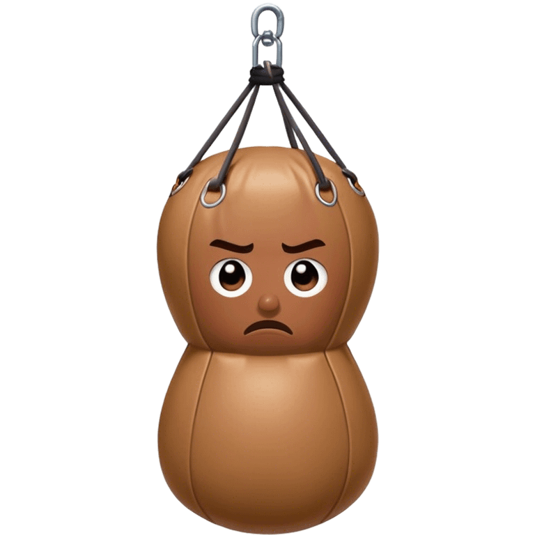 Sad punching bag emoji