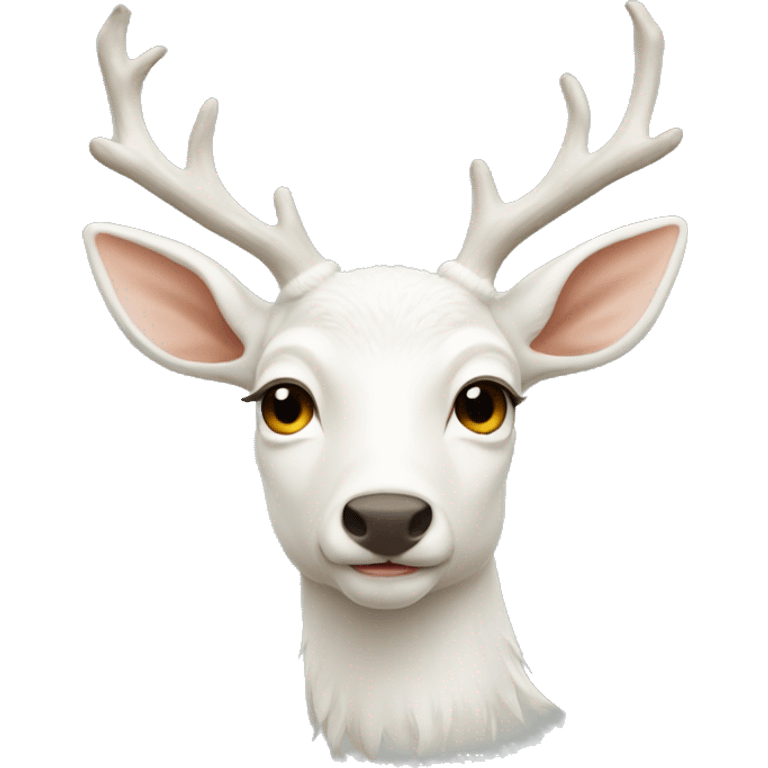 albino deer emoji