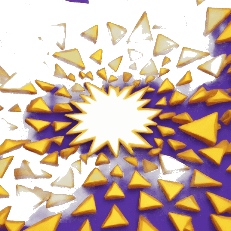 flat zig-zag explosion boom emoji