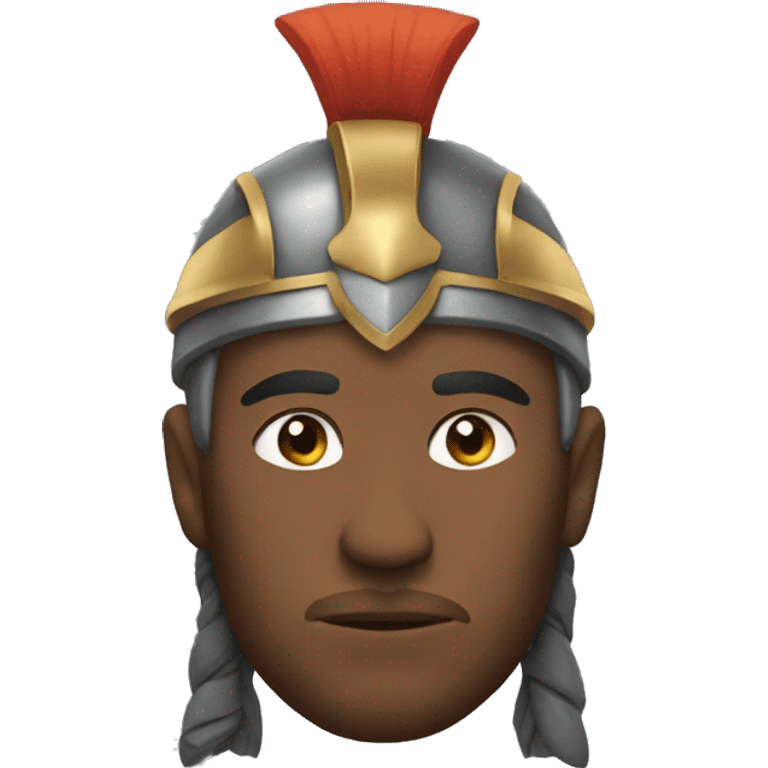 warrior thoughtful head man emoji