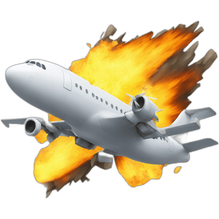 plane crashing emoji