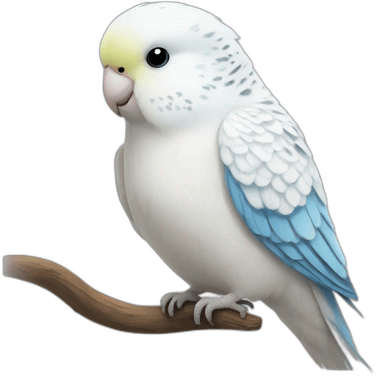 white budgie emoji