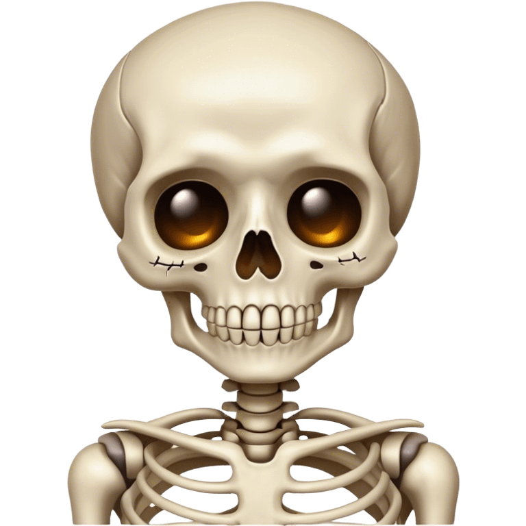 Skeleton in love  emoji