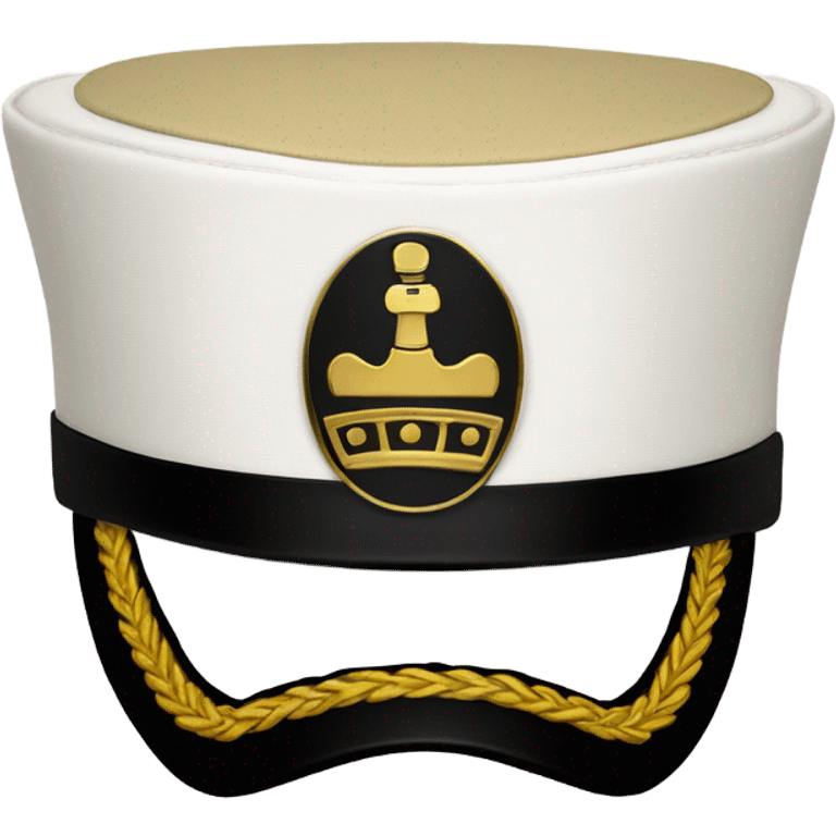 Boat captain hat emoji