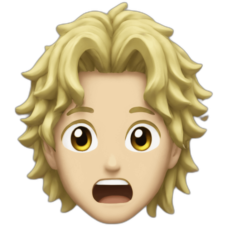 Dio from jojo's bizarre adventure emoji