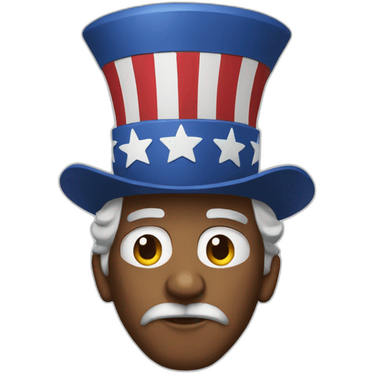 uncle sam serious emoji