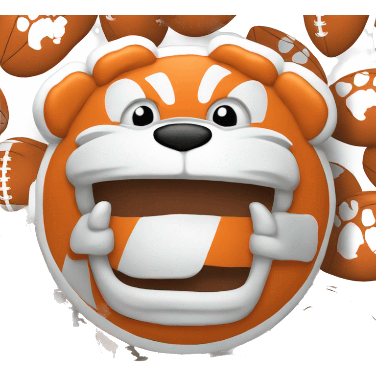 Clemson football symbol  emoji