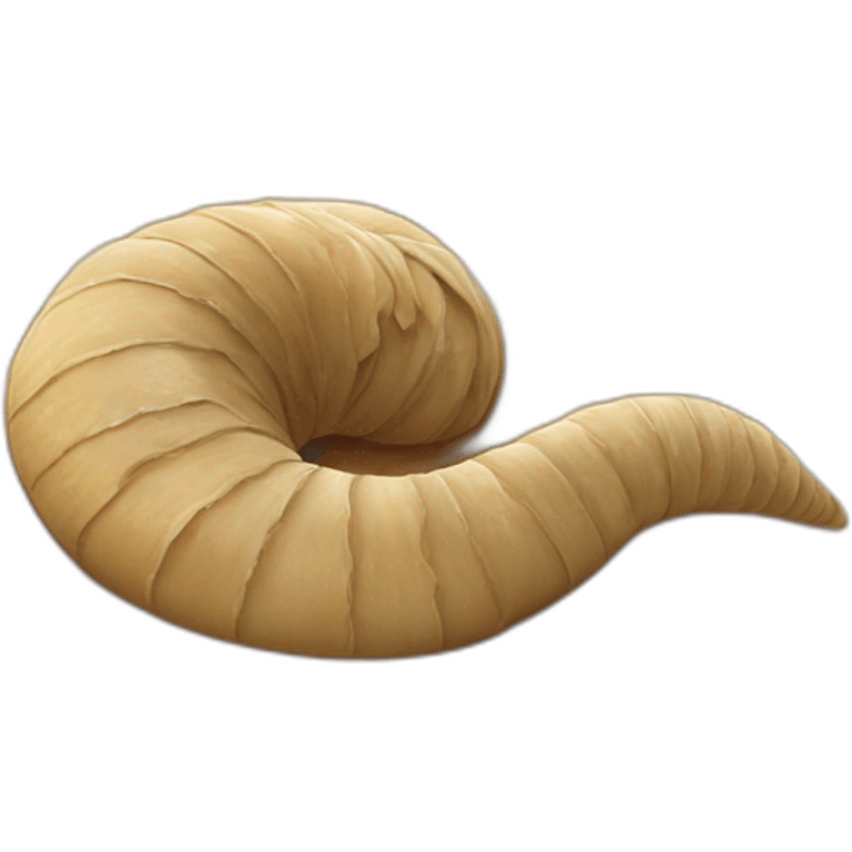 Sandworm on sand emoji