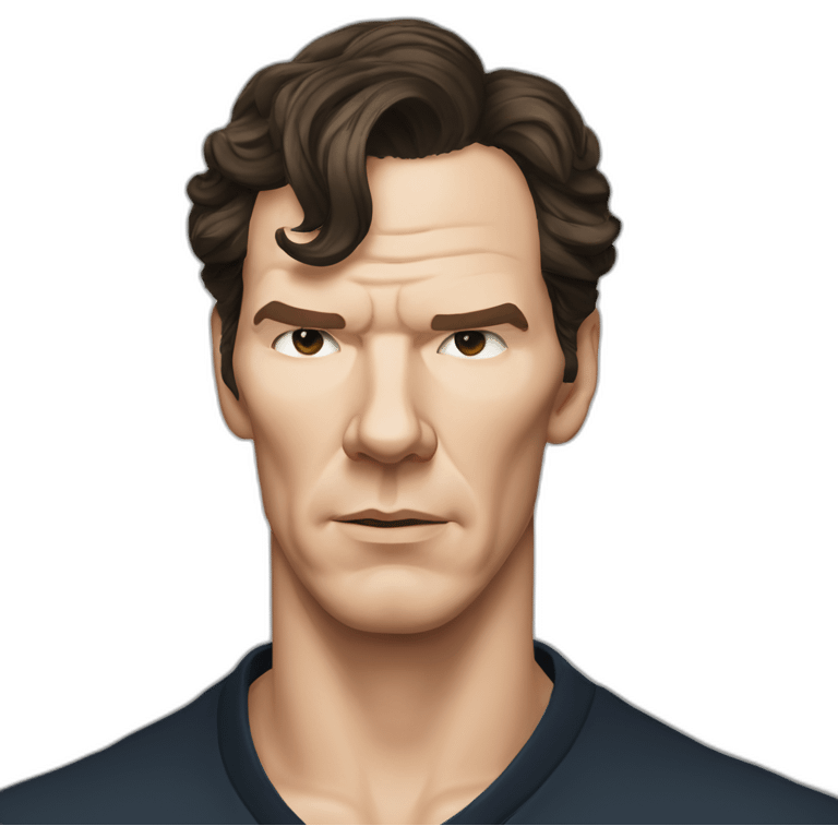 Benedict cumberbatch serious emoji