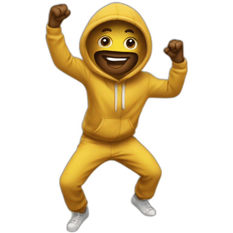 Emoji qui fait un dab emoji