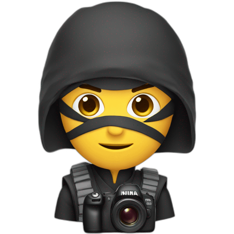 ninja filmmaker with camera emoji