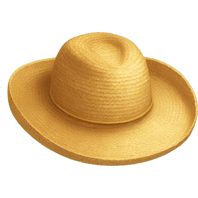 Straw hat emoji