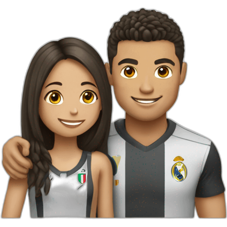 Ronaldo en fille emoji