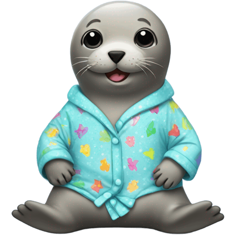 Seal in pyjamas emoji