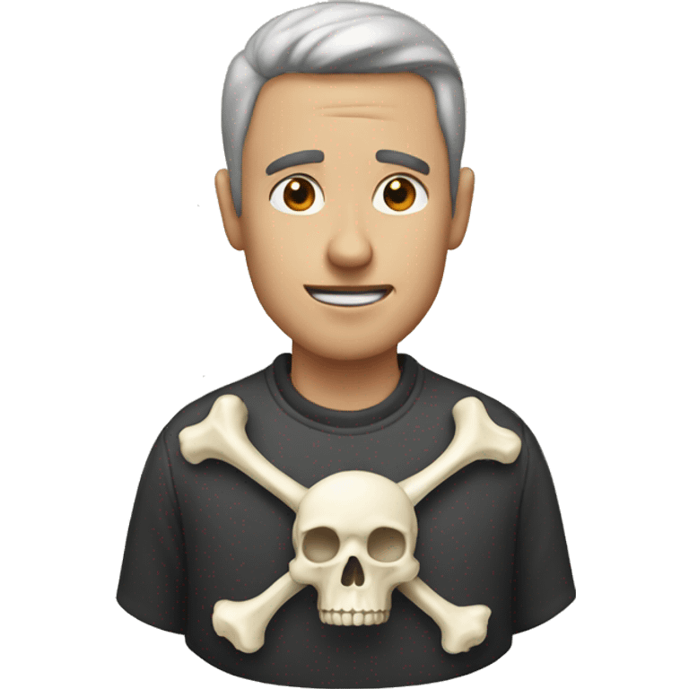 man with bone  emoji