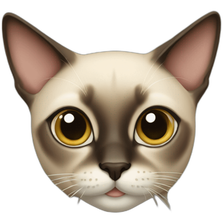 Siamese cat emoji