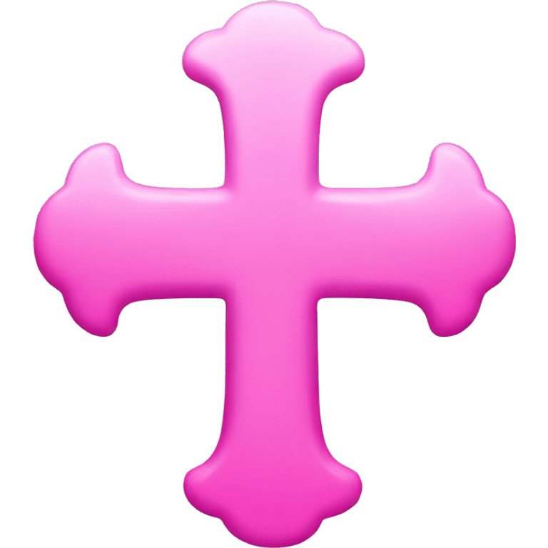 Pink cross  emoji