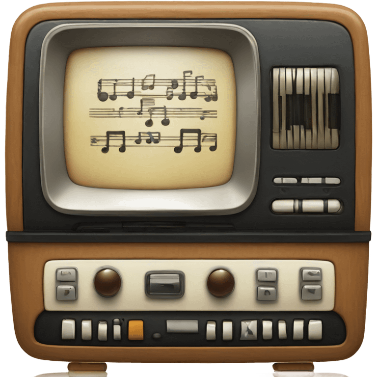 vintage music player emoji