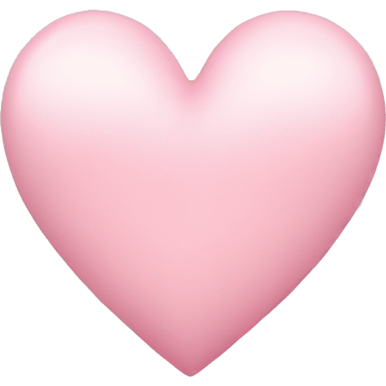 Light pink heart  emoji