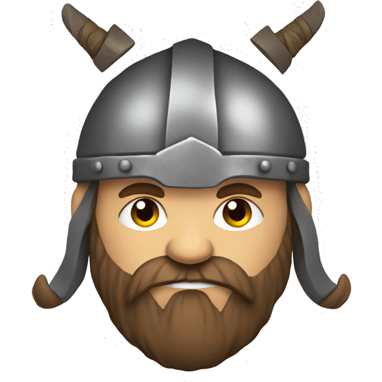 Viking Warrior Face With Long Beard Emoji AI Emoji Generator