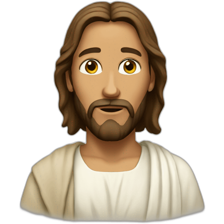 Meme of jesus emoji