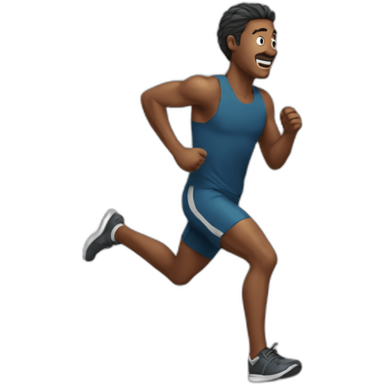 Man running emoji