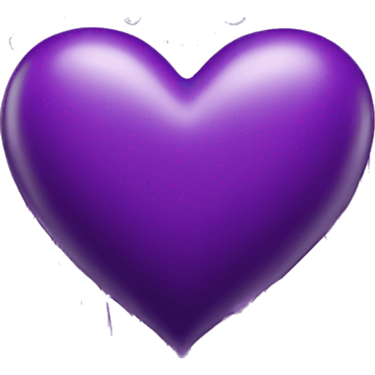 Purple Heart raining  emoji