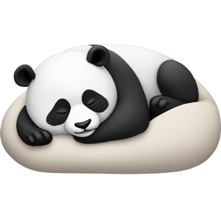 panda sleeping emoji