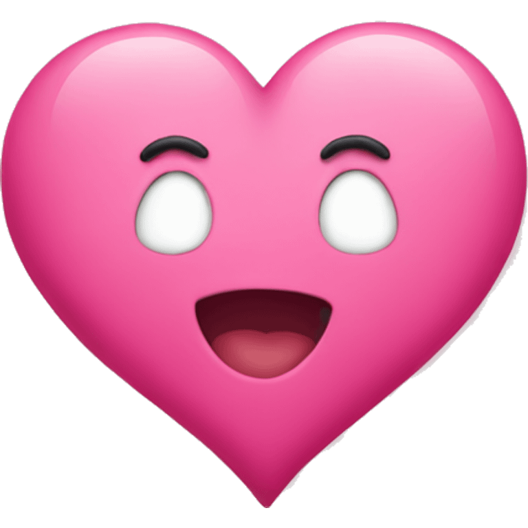 Pink heart emoji