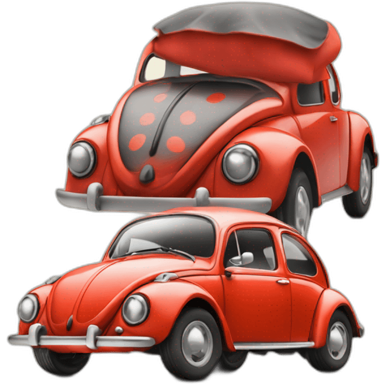 Coccinelle voiture emoji