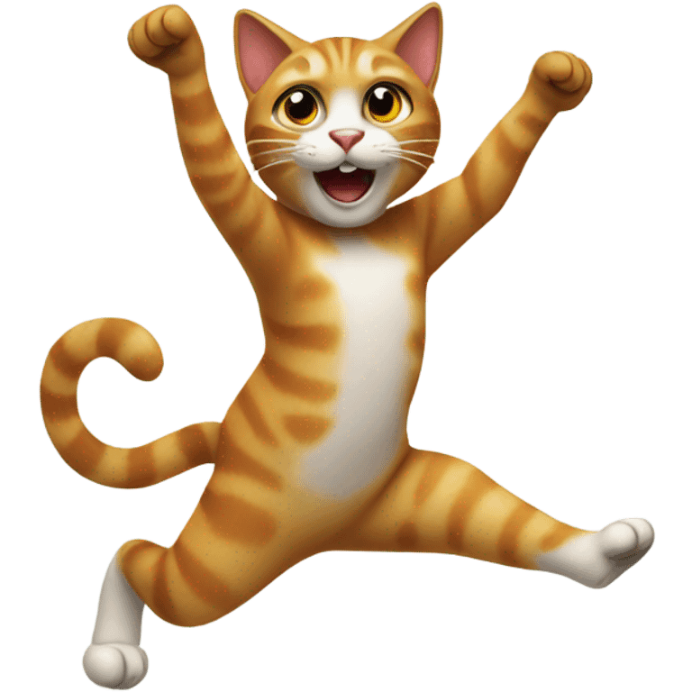 Cat dancing emoji