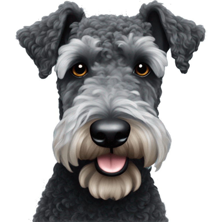 Kerry blue terrier emoji