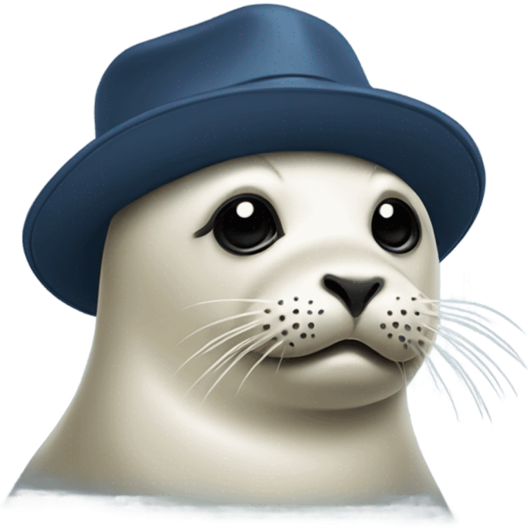 seal with hat emoji