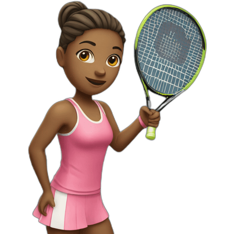 Girl tennisplayer emoji