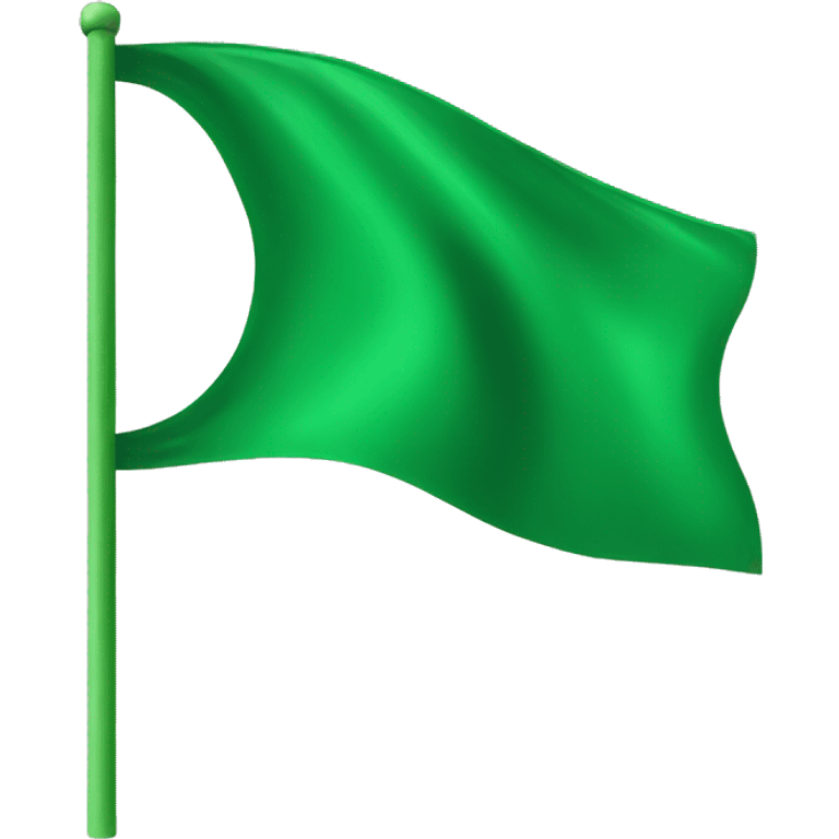 Green flag emoji