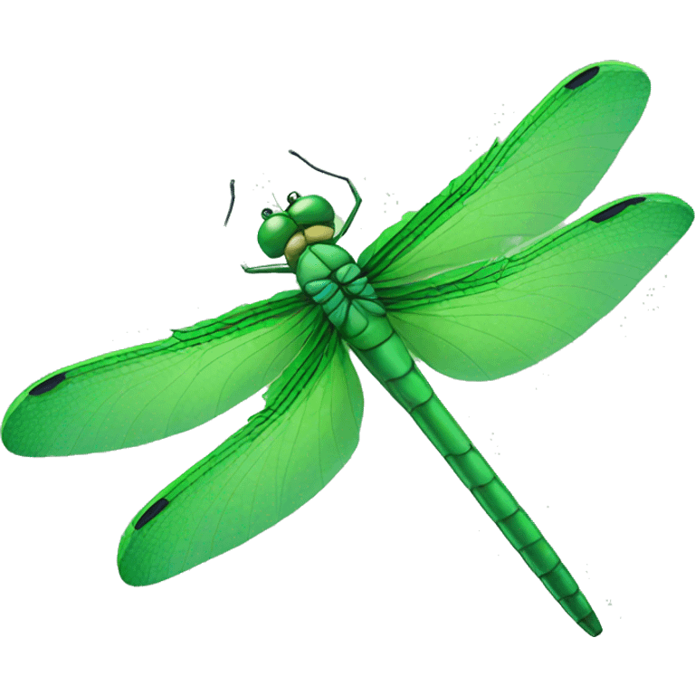 Green dragonfly emoji