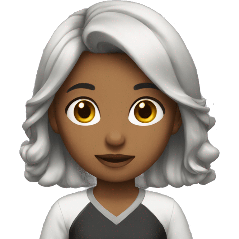 New Year's girl emoji